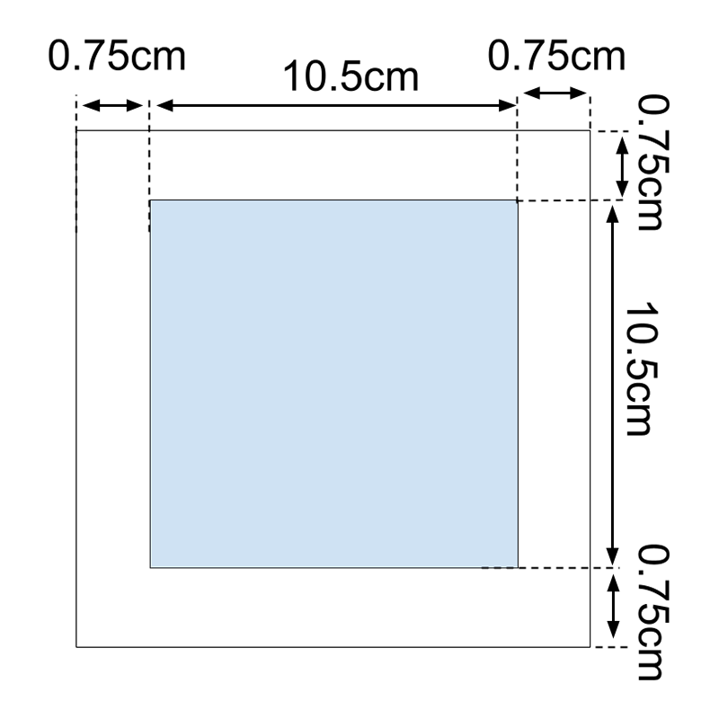 Dimensions Cadre Simple - 1 Coupon