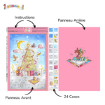 Calendrier Fille 2024 by QuiltNCo™ - Descriptif