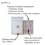 Calendrier Fille 2024 by QuiltNCo™ - Contenu