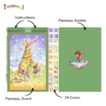 Calendrier Garçon 2024 by QuiltNCo™ - Descriptif