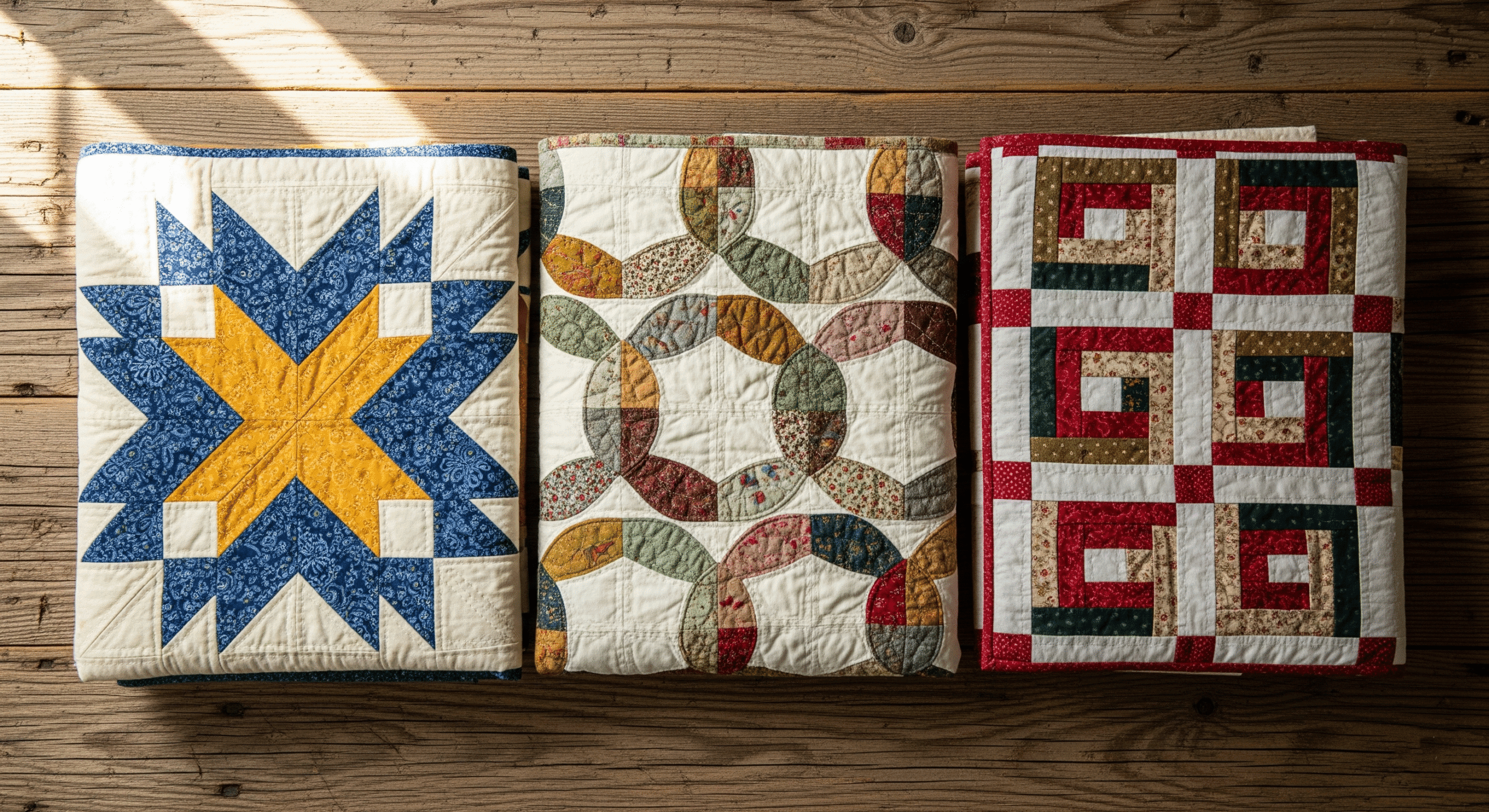 Exemples d'ouvrages de patchwork