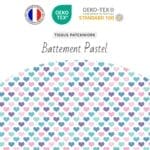Tissu Battements Pastels