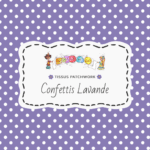 Tissus Confettis Lavande by QuiltNCo