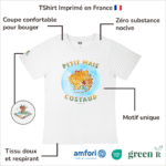 Avantages du T-Shirt pour garçon "Petit Mais Costaud" Bleu