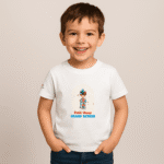 Photo en studio du TShirt pour garçon "Petit Cœur, Grand Rêveur"