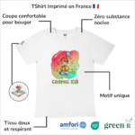 Avantages du T-Shirt pour garçon "Cosmic Kid" Arc-en-ciel