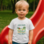 Photo dans le parc du TShirt pour garçon "Amis pour la Vie"