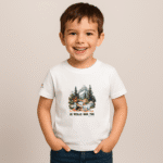 Photo en studio du TShirt pour garçon "Je Veille sur Toi"