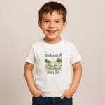 Photo en studio du TShirt pour garçon "Toujours là pour Toi"