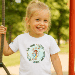 Photo dans le parc du TShirt pour fille "La Vie Est Belle"
