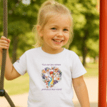 Photo dans le parc du TShirt pour fille "Là où les rêves prennent leur envol"