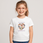 Photo en studio du TShirt pour fille "Là où les rêves prennent leur envol"