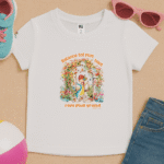 TShirt Fille - "Balance-toi Plus Haut, Rêve Plus Grand"