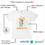 Avantages du T-Shirt pour fille "Quilt N' Co"