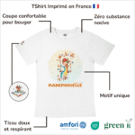 Avantages du T-Shirt pour fille "Mademoiselle"