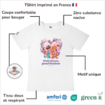 Avantages du T-Shirt pour fille "Petits Cœurs, Grand Bonheur"