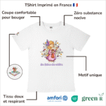 Avantages du T-Shirt pour fille "La Reine des Câlins"
