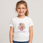 Photo en studio du TShirt pour fille "La Reine des Câlins"