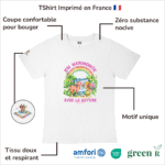 Avantages du T-Shirt pour fille "En Harmonie avec La Nature"
