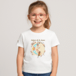 Photo en studio du TShirt pour fille "Enfant de La Lune"