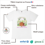 Avantages du T-Shirt pour fille "Mon Jardin Secret"