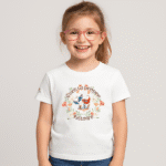 Photo en studio du TShirt pour fille "Ecris Ta Propre Histoire"