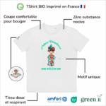 T-Shirt Bio pour garçon "Mon Doudou, Mon Meilleur Ami"