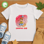 TShirt Garçon Bio - "Cosmic Kid" Rouge