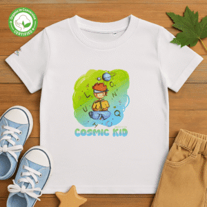 TShirt Garçon Bio - "Cosmic Kid" Vert