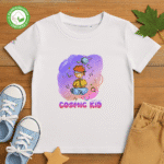 TShirt Garçon Bio - "Cosmic Kid" Violet