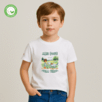 Photo en studio du TShirt Bio pour garçon "Amis pour la Vie"