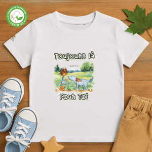 TShirt Garçon Bio - "Toujours là pour Toi"