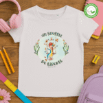 TShirt fille Bio - "Un Souffle de Liberté"