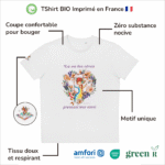 T-Shirt Bio pour fille "Là où les rêves prennent leur envol"