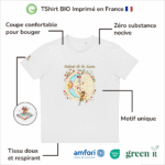 T-Shirt Bio pour fille "Enfant de La Lune"