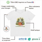 T-Shirt Bio pour fille "Gardienne des Secrets"