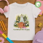 TShirt fille Bio - "Gardienne des Secrets"
