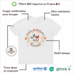 T-Shirt Bio pour fille "Ecris Ta Propre Histoire"