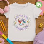 TShirt fille Bio - "La Vie En Couleurs"