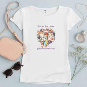 TShirt Femme - "Là où les rêves prennent leur envol"