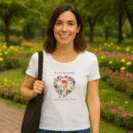 Photo dans le parc du TShirt Femme "Là où les rêves prennent leur envol"