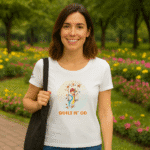 Photo dans le parc du TShirt Femme "Quilt N' Co"