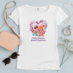 TShirt Femme - "Petits Cœurs, Grand Bonheur"