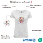 T-Shirt Femme "La Reine des Câlins"