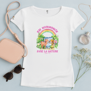 TShirt Femme - "En Harmonie avec La Nature"