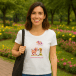 Photo dans le parc du TShirt Femme "Rien Que Pour Toi"