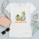 TShirt Femme - "Amis pour la Vie"