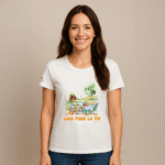 Photo en studio du TShirt Femme "Amis pour la Vie"