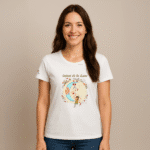 Photo en studio du TShirt Femme "Enfant de La Lune"