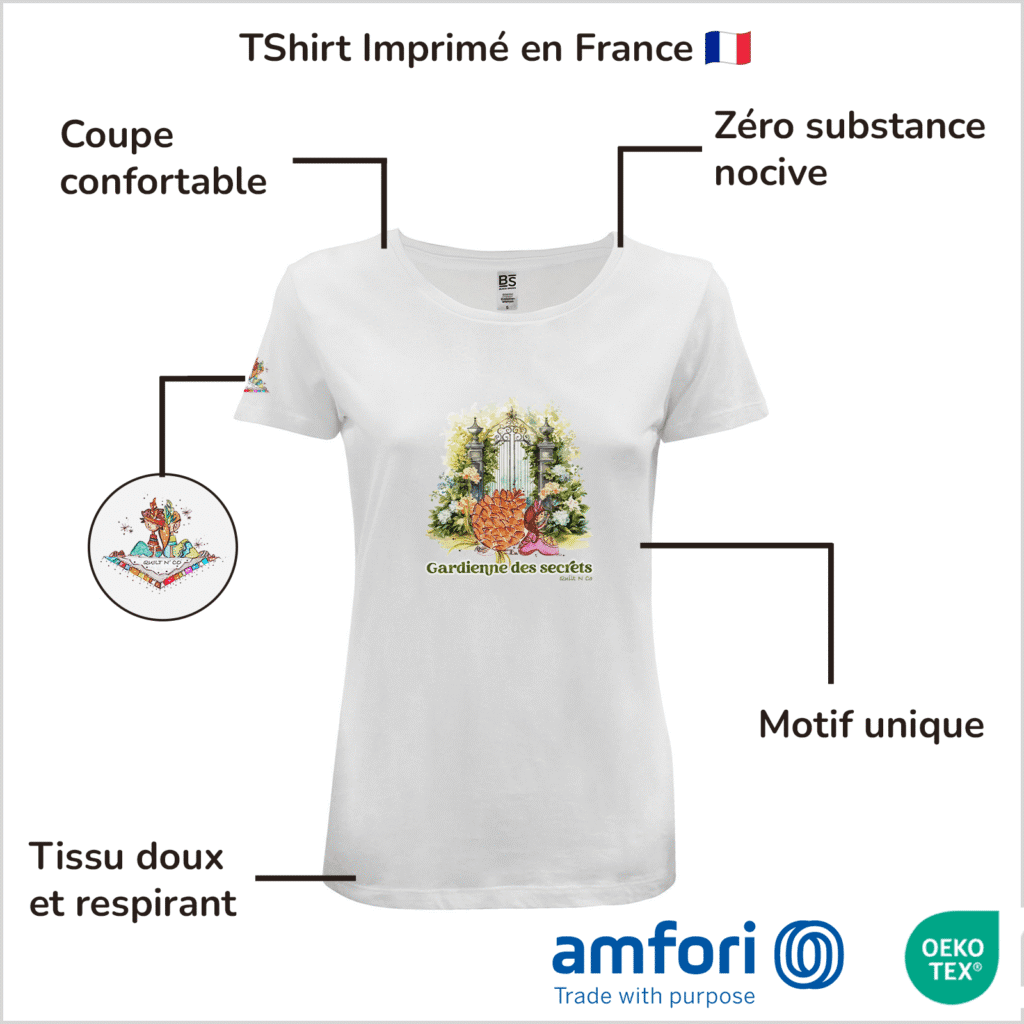 T-Shirt Femme "Gardienne des Secrets"